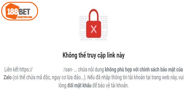 Liên hệ với bộ phận chăm sóc ngay khi bị chặn để được hỗ trợ