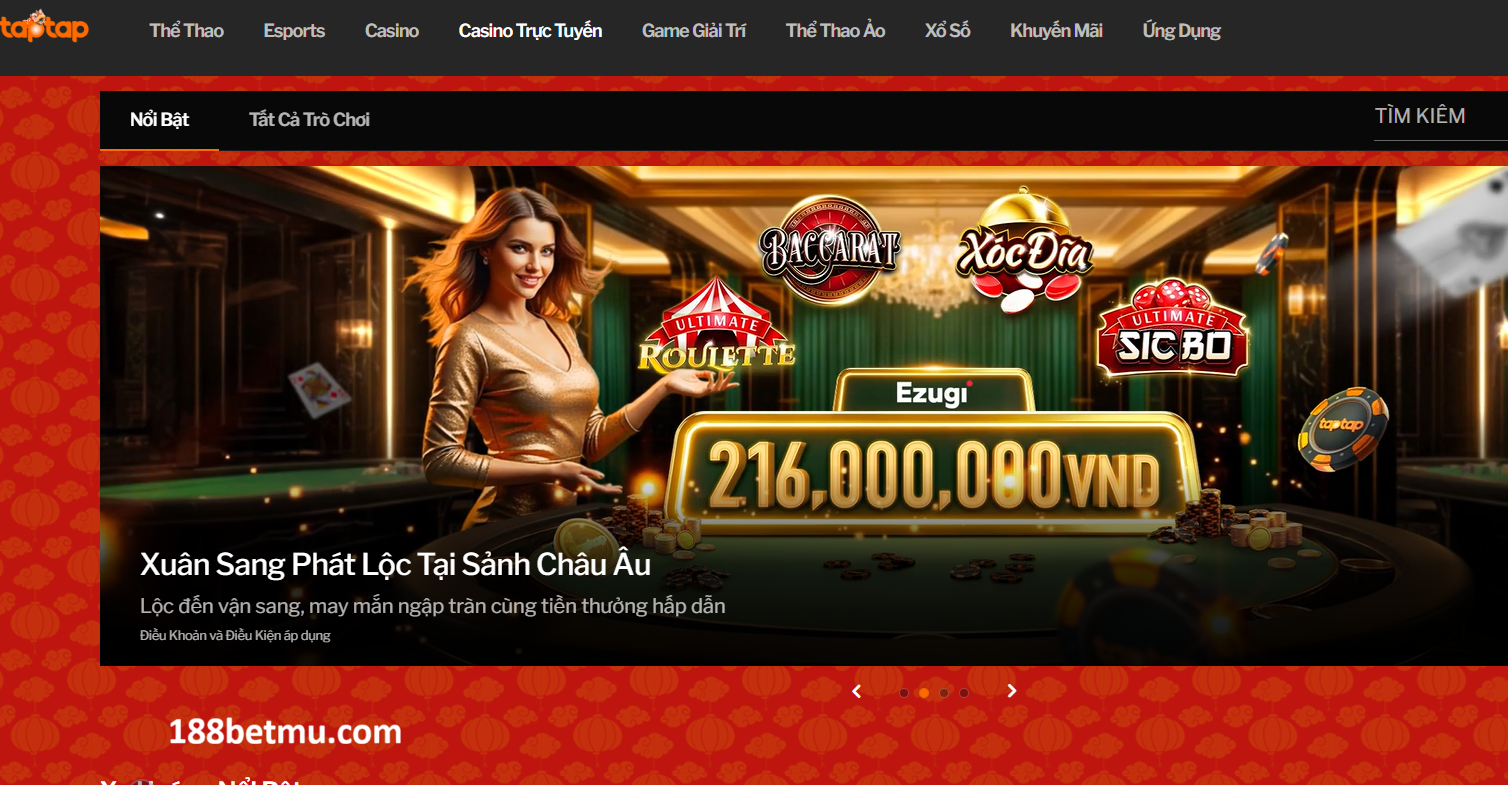 Slot game thu hút người chơi tại 188bet